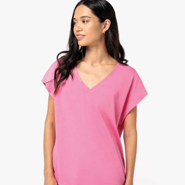 Native Spirit Ladies Oversized V Neck T-Shirt Thumbnail