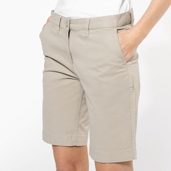 Kariban Ladies Chino Bermuda Shorts Thumbnail
